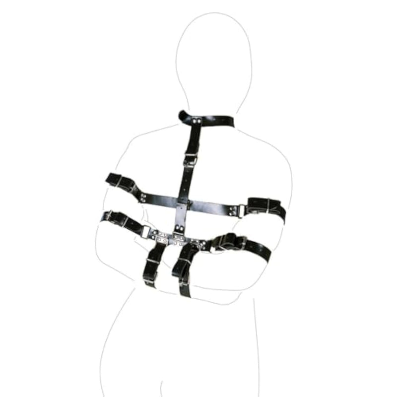 New Bdsm Bondage Sex Handcuffs Set Couples Sex Toys, Neck To Wrist Restraints Kit, Back Sex Handcuffs Collar, Sm Sexy Slave Beginner Role Play Toy