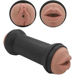 Realistic Double-Ended Stroker - Tight Pussy & Ass Or Bj & Pussy Stroker!