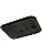 Cafe Standard Plastic Cafeteria/Fast Food Tray, NSF Certified, BPA Free, 14" Length x 10" Width, Black