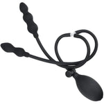 Inflatable Anal Plug Expandable Dildo Pump Butt Plug Anal Dilator Bdsm Sex Toy Gay Prostate Massage For Anus Enlargement By Pump (Color : A)