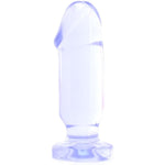 Doc Johnson Crystal Jellies - Starter Kit - For Graduated Anal Training - Ease Your Way Into Backdoor Pleasure -3 Penis Shaped Plugs - Clear