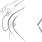 Anal Ball Plugs Large Glass Butt Plugs With Metal Safety Chain Anus Dilator Anal Sex Toys For Advanced Women Men (M)