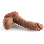 Sex Toy For Women 7.87 Inch Realistic Silicone Dildo, Body-Safe Material Strong Suction Cup Ultra Soft Lifelike Thick Anal Dildo For G Spot Stimulator With Curved Shaft And Balls Throat Trainer