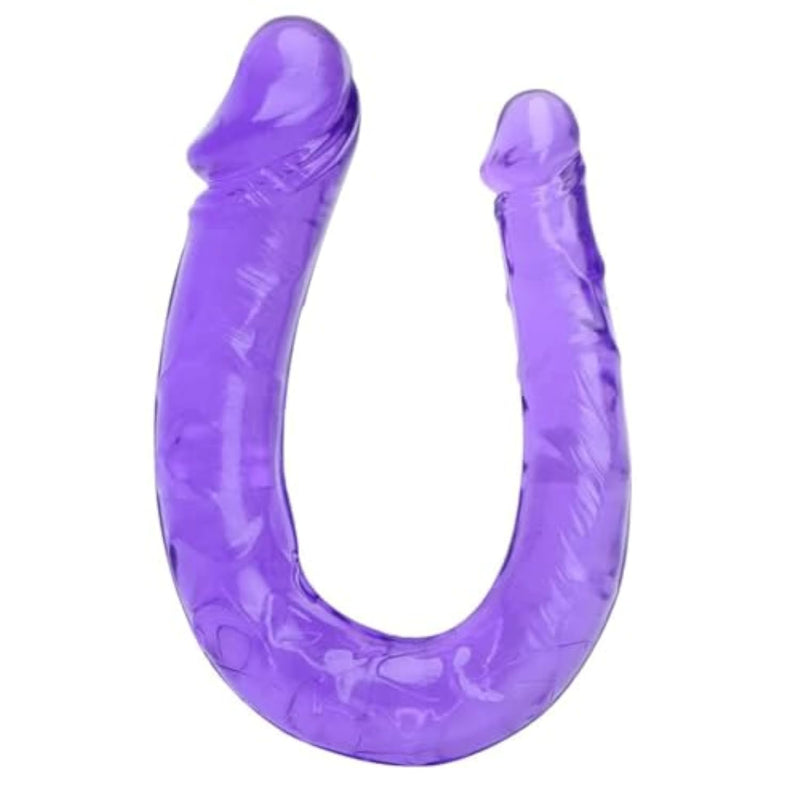 Realistic Double Dildo for Women and Couples, Dual Sided Anal and Vaginal Stimulation Toy