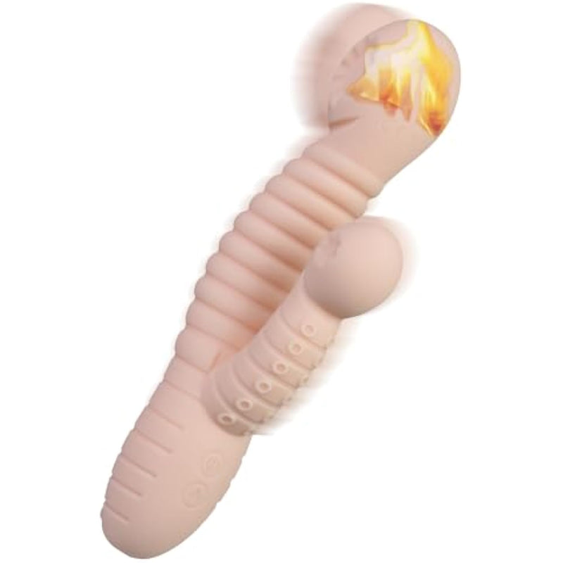 8.26" Octopus Fantasy Dildo Heating Rechargeable Vibration,Liquid Silicone G Spot Anal Massage Wand 10 Vibratory Modes Waterproof Toys, Prostate Massager Usb Rechargeable Couple Female Men