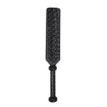 Faux Crocodile Leather Spanking Paddle For Adult Sex Toys, 16.3In Faux Leather Bondage Sexual Paddles Bdsm Set, Black