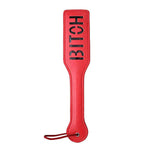 Faux Leather Spanking Paddle For Sex Play, 12.8Inch Bitch Paddle For Adults, Red