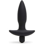 Butt Tingler Vibrating Butt Plug | 3.5 Inch Male Sex Toy | 7 Vibration Patterns & 3 Speeds | Anal Plug Vibrator For Men & Women | Silicone Prostate Massager | Couples Adult Toys Game | Black