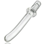 Anal Butt Plug Glass Anal Trainer Samurai Sword Clear Chrystal Pleasure Wand Anal Stimulation Adult Sex Toy For Men Women Couples Masturbation (M)