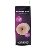 Doc Johnson Signature Strokers - Kristina Rose - ULTRASKYN Pocket Pal - Open-Ended Stroker - Ass, Vanilla