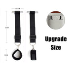 Sex Swing 2-In-1 Bdsm Door Sex Toys Sex Bondage Sex Restraint Sweater Adult Toys Couples Wildlife Extra Wide Plush Padded With Leather Materialhold Up To 300Lb Sex Furniture- Black