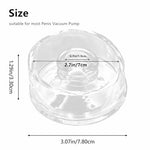 Thick Penis Pump Universal Silicone Realistic Penis Sleeve Replacement Seal Cover Cock Sleeve Dick Pump for Male Enhancement Growth Pump Cover