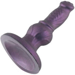 6.65” Silicone Dog Knot Dildo, 5.81” Insertable Knotted Dildo With 3.9” Powerful Suction Cup For Beginner Users