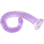 23.2 Inch Super Long Anal Plug Dildo, Large Butt Plug Anal Toy For Deep Pleasure, Flexible Prostate Massage G-Spot Stimulation For Men And Women (Purple)