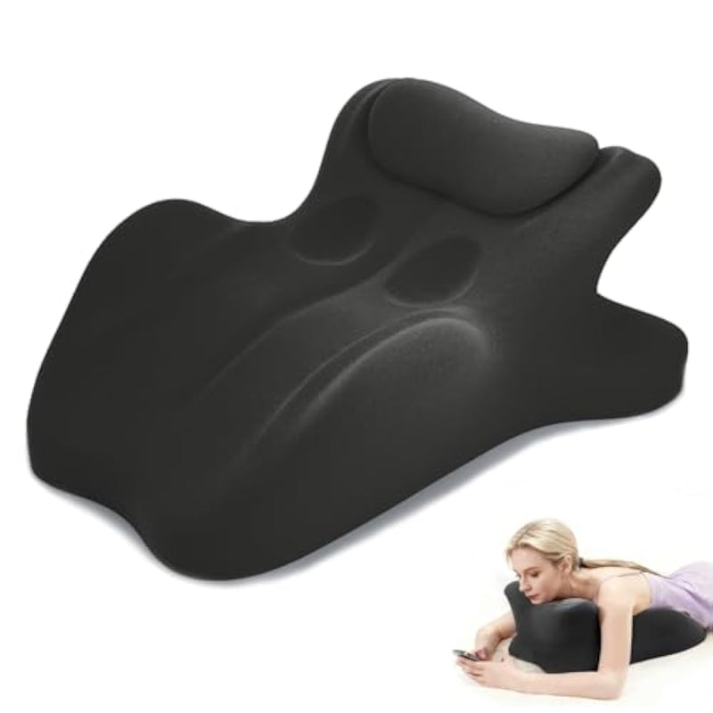 Sweet Spot Intimacy Pillow For Couples | 27° Ergonomic Sex Pillow With Memory Foam | Supports Hips, Back & Spine For Effortless, Pain-Free Intimacy | Removable Washable Cover (Black)