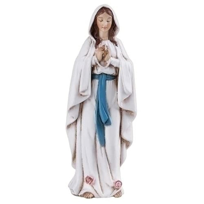 Joseph'S Studio By Roman, Renaissance Collection, 4" H Our Lady Of Lourdes Fig
