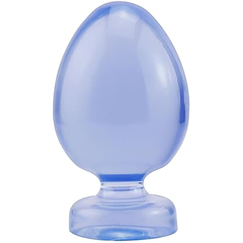 Manual Multi-Dimension Anal Plug With Suction Cup, Blue Waterproof Butt Plug Adult Sex Toy For Men Women - Xl