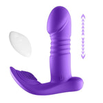 Vibrator Thrusting Dildo For Women, Thrusting Dildo With Vibrating Clitoris Vibrator, Women Couples Adult Sex Toys Games, G Spot Anal Dildo, Female Sex Toy