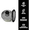Stainless Steel Salad Bowl Kit 64oz, Mountain Sage, Comes with 2oz Mini Canister and Removable Tray for Organization, Leakproof, Easy to Clean, Dishwasher Safe