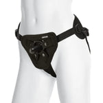 Doc Johnson Vac-U-Lock Platinum - Corset Harness with Vac-U-Lock Plug and 3 Different Sized O-Rings - Compatible with O-Ring and Vac-U-Lock Dildos - Accomodates Up-To 60" Waist