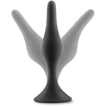 Anal Adventures Platinum Silicone Beginner Plug Small - Tapered Plugs For Anal Training And Beginners Play - Comfortable Base For Safety And Long Term Wear - Sex Toy