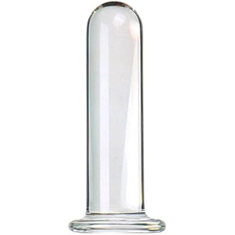 Glass Dildo Crystal Glass Wand Dildo Penis, Large Round Glass Butt Plug Huge Crystal Anal Plug Anal Masturbation Butt Expander Sex Wand Sm G-Spot Anal Pleasure Trainer For Men Women (4.5Cm)