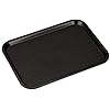 Café Standard Cafeteria / Fast Food Tray, 12" x 16", Black