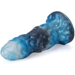 8.89In Fantasy Monster Dildo - Extra Thick Colorful Silicone Dragon Cock With Strong Suction Cup,Hands-Free Play,Prostate Massager Sex Toy(M)