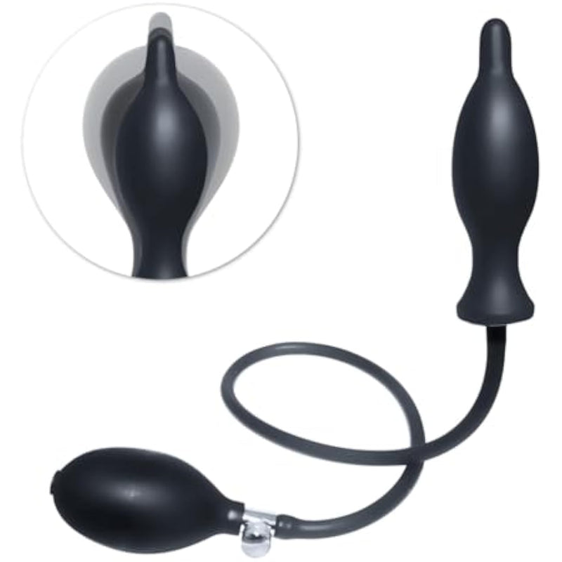 Inflatable Butt Plug Anal Plug,Anal Beads,Anal Sex Toys For Beginners And Advanced Users,Sex Toy For Vagina,Anal Training But Plug For Anal Trainer,Plug Anal For Couples , Black