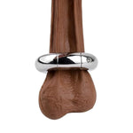 Heavy Stainless Steel Male Penis Ring,Penis Weight Penis Ring,Adult Penis Chastity Exercise Device,Delayed Ejaculation Bondage Device Couple Sex Toys (L)