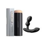 Solace Pro Automatic Male Masturbator Thrusting Blowjob Machine + Edge 2 Prostate Massager Male Vibrator Sex Toy & Game