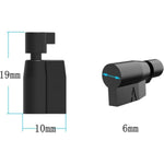 Chastity Device Accessories, 5 Disposable Plastic Locks, Chastity Cage Male Key Black Portable Penis Cage Invisible Lock Cylinder Disposable Lock Key Kit Male Sex Toy Accessories