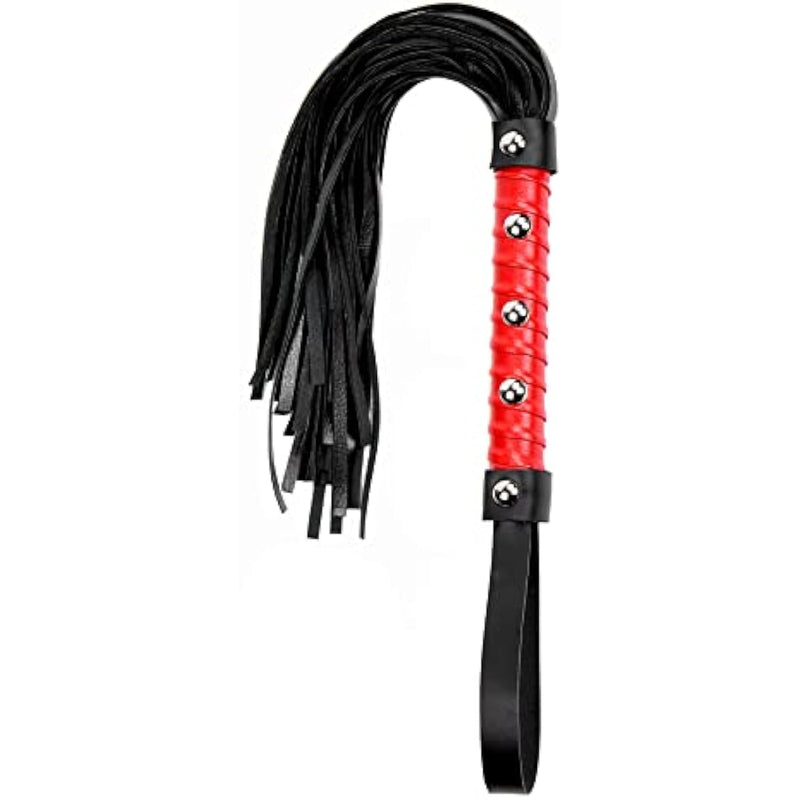 Sex Whip Spanking Flogger Bdsm Adult Bedroom Play Cosplay 18" Inch Faux Leather
