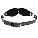 Sexy Women PU Leather Eye Mask BDSM Bondage Blindfold SM Cosplay Sissy Kink Mask Halloween Masquerade Mask Accessories