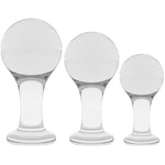 Beginners Anal Trainer Set, 3 Piece Butt Plugs, Butt Toys For Men And Women Large Transparent Globular Anal Plug For Advanced Player Prostate And Butt Stimulator Adult Sex Toys For Intense Pleasure