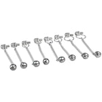Stainless Steel Nipple Clamps With Chain Body Clamp Nipple Clips Non-Piercing Body Jewelry For Adult Role Playing Games (M)