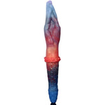 Double Headed Realistic Long Dildo G-Spot Massage Monster Sex Toys, Realistic Hand Pellet Stimulating Dual Purpose Anal Plugs Adult Sex Toys For Lesbian Gay Women Men Couples (Multicolor)