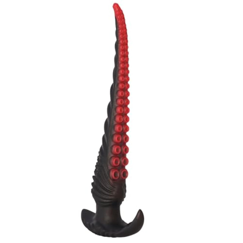 13.7In Long Butt Plug,Long Tentacle Dildo Silicone With T-Base,Long Skinny Dildo Anal Toys For Women Men Gay