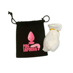 Cute Pink Metal Butt Plug Adult Toy - Choose Your Size or Set of 3