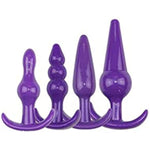 Sm Binding And Flirting Set Sm Fun Anal Plug Set 5-Piece Set For Men And Women Universal Rear Court Pull Ball Anal Masturbation Anal Device Toy Bdsm Flirting Set Purple