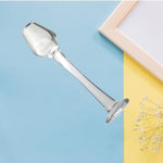 New Wine Glass Shape Crystal Anal Plug, G-Spot Stimulator Long Butt Plug Prostate Massager Vaginal Masturbation Anal Trainer, Crystal Butt Plug For Women Men Couples Lover Sex Slave Abuse Sex Toys