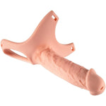 Hollow Strap-On System + 2.5'' Diameter Thick Huge Dildo