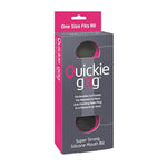 Quickie Bit Gag, Super Strong Silicone Open Mouth Gag. Bondage Toy Accessories For Adult Couple Play, Breathable, Light, Portable And Quiet, One Size Fits All, Perfect For Women And Men - Black
