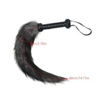 Adult Cat Wolf Tail Whip Sexy Fun Sex Cosplay Spanking Leather Whip Role Play Bondage Restraints Games Accessories Photo Props