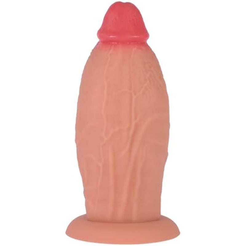 4.96" Diameter Xxxl Huge Thick Dildo,12 Inch Biggest Without Ball Fat Large Anal Dildos For Anal Stretcher,Silicone Huge Anal Plug Toy With Suction Cup,Realistic Skin Giant Dildo For Advanced Player