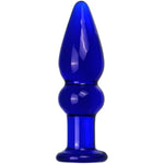 Glass Anal Beads,Glass Anal Butt Plug Trainer With Large Base Crystal Anal Toys G-Spot Stimulation Glass Anal Plug Masturbation Sex Slave Abuse Sex Toys Glass Dildo For Women Men(Style 1)