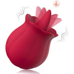 Tongue Clitoral Rose Vibrator, Sex Toys Vibration Stimulator For Women | Licking Rose Adult Toy | 10 Speed Vibrating, For Couples Female Anal Clitoris Nipple Ears G Spot For Her Pleasure, Red