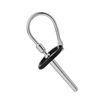 Smooth Urethral Sounds Catheter Plug Metal Urethral Rod With Silicone Penis Cock Rings(022)