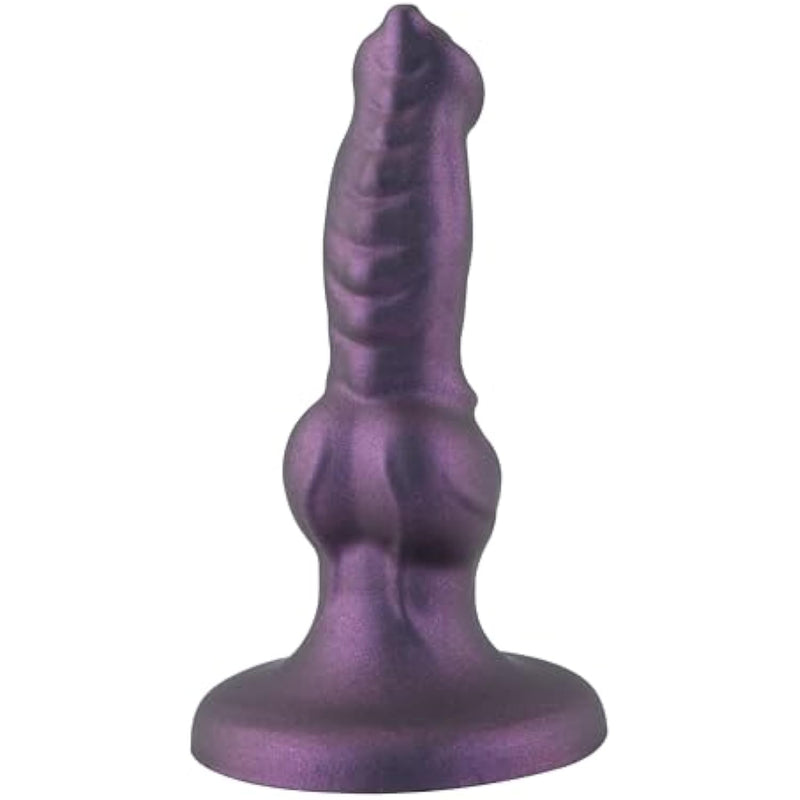 6.65” Silicone Dog Knot Dildo, 5.81” Insertable Knotted Dildo With 3.9” Powerful Suction Cup For Beginner Users