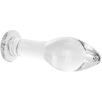Huge Head Glass Butt Plug Crystal Anal Plug Bum Plug Bomb Plug Anal Trainer Anal Expander Training Sex Toy (M)